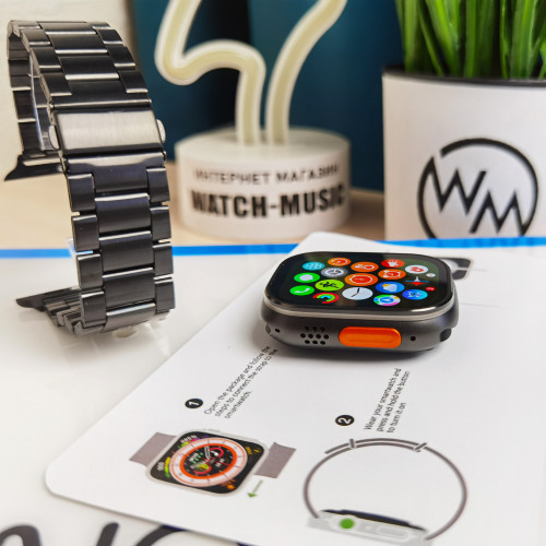 Смарт часы Watch Ultra 2 Max Version|2 ядра 248mhz + AMOLED + TWS плеер