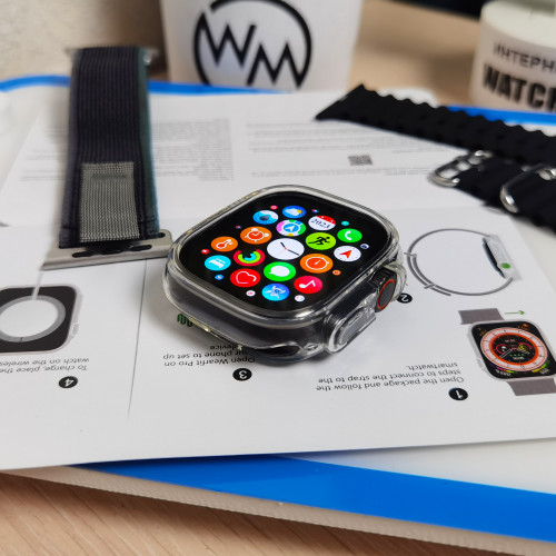 Смарт часы Watch Ultra 2 Max Version|2 ядра 248mhz + AMOLED + TWS плеер