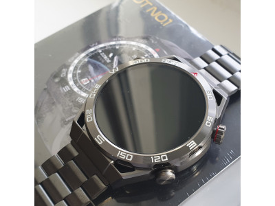  Круглые смарт часы DT ULTRA MATE. Металлический корпус + Компас