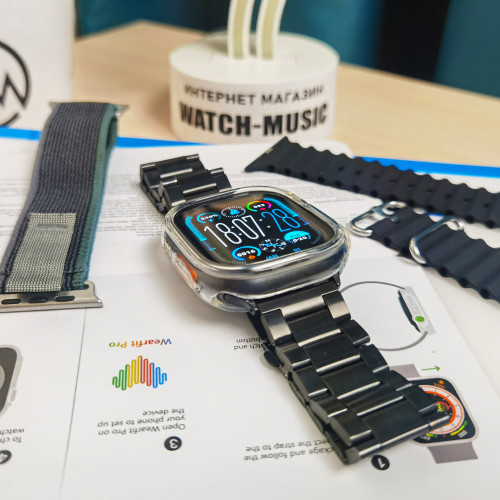 Смарт часы Watch Ultra 2 Max Version|2 ядра 248mhz + AMOLED + TWS плеер